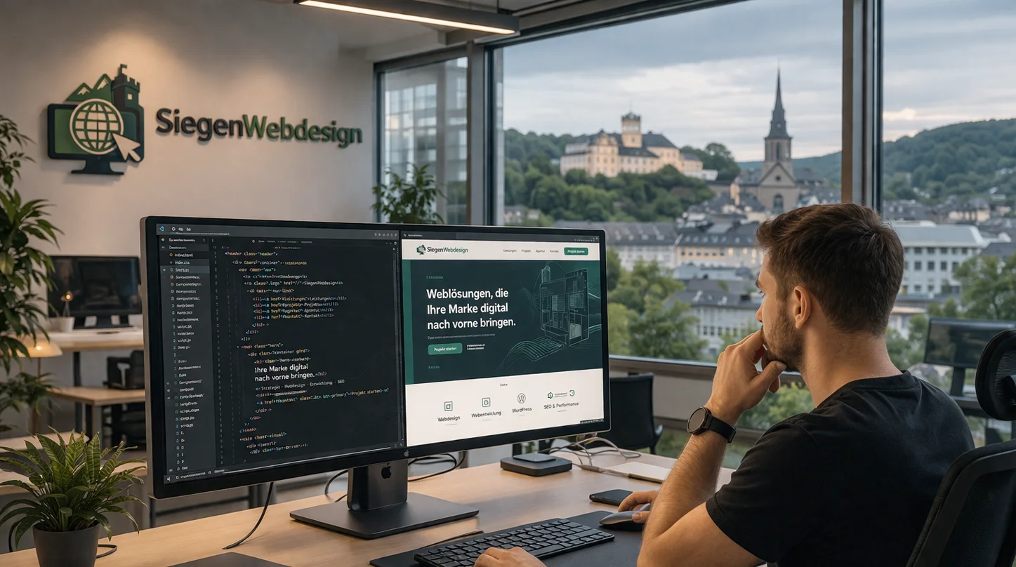 Webseite erstellen Siegen – Beispiel einer fertig umgesetzten WordPress-Website